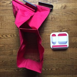 Five Star Locker Ladder Shelf Organizer Set w Magnet Pencil Holder Accessory Red